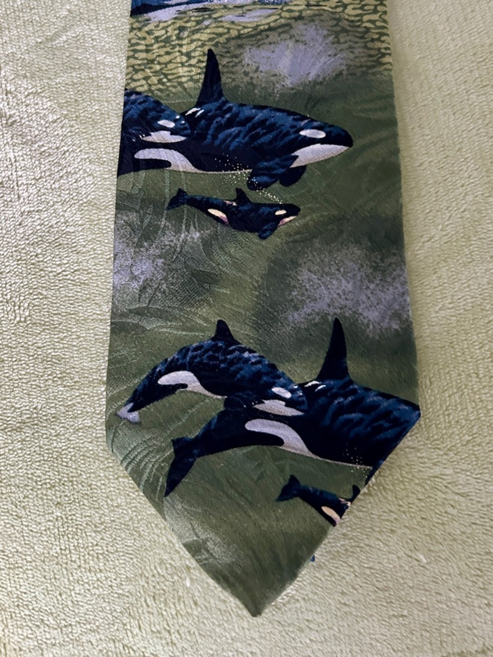 Colorful Dolphin Neck Tie by Je Suis Made in USA Fun !